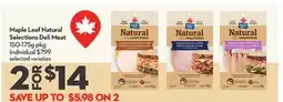 Longo's Natural Selections Deli Meat offer
