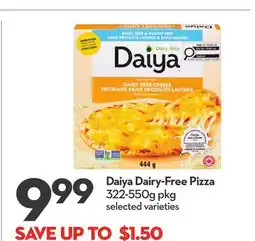 Longo's Dairy-Free Pizza offer