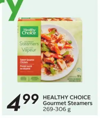 Sobeys HEALTHY CHOICE Gourmet Steamers offer