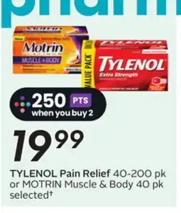 Sobeys Pain Relief Muscle & Body offer