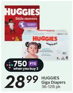 Sobeys HUGGIES Giga Diapers offer