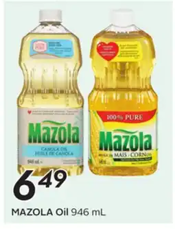 Sobeys MAZOLA Oil offer