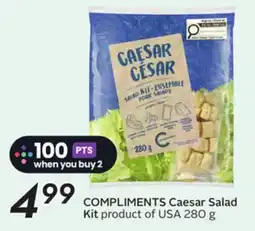 Sobeys COMPLIMENTS Caesar Salad Kit offer