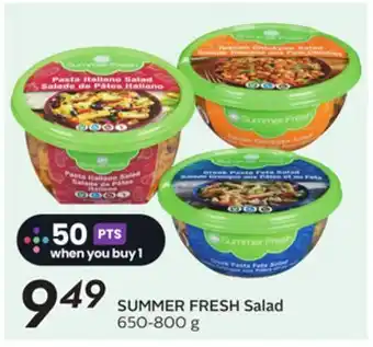 Sobeys SUMMER FRESH Salad offer