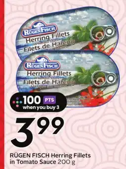 Sobeys RÜGEN FISCH Herring Fillets in Tomato Sauce - Global Market offer