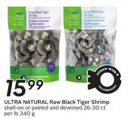 Sobeys ULTRA NATURAL Raw Black Tiger Shrimp offer