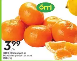 Sobeys ORRI Clementines or Mandarins offer