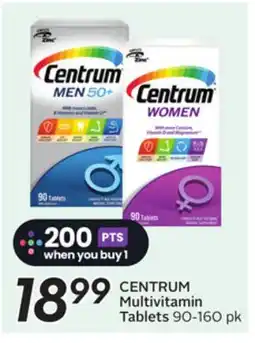 Sobeys CENTRUM Multivitamin 18 Tablets offer