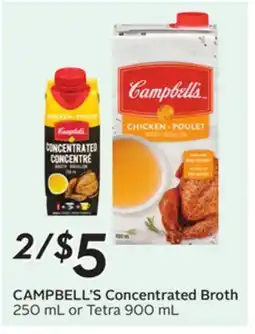 Sobeys CAMPBELL'S Concentrated Broth 250 mL or Tetra 900 mL offer