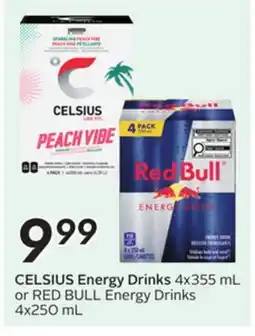 Sobeys CELSIUS Energy Drinks offer