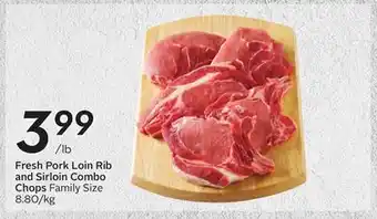 Sobeys Fresh Pork Loin Rib and Sirloin Combo Chops offer