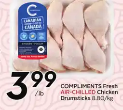 Sobeys COMPLIMENTS Fresh AIR-CHILLED Chicken Drumsticks - Global Market offer