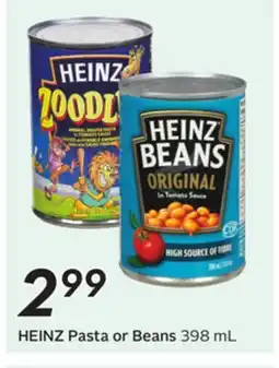 Sobeys HEINZ Pasta or Beans offer