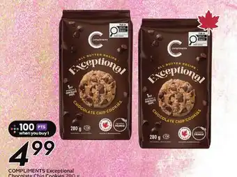 Sobeys COMPLIMENTS Exceptional Chocolate Chip Cookies offer