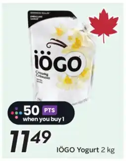 Sobeys IÖGO Yogurt offer