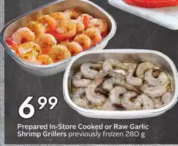 Sobeys Prepared In-Store Cooked or Raw Garlic Shrimp Grillers offer