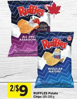 Foodland RUFFLES Potato Chips offer
