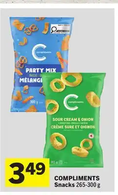 Foodland COMPLIMENTS Snacks offer