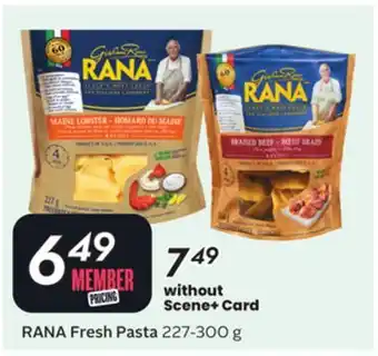 Sobeys RANA Fresh Pasta offer