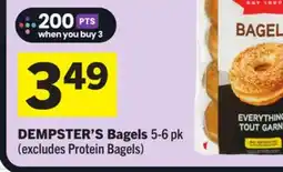 Foodland DEMPSTER'S Bagels offer