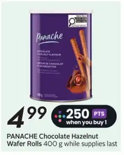 Sobeys PANACHE Chocolate Hazelnut Wafer Rolls offer