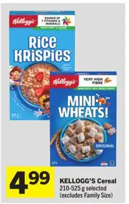 Foodland KELLOGG'S Cereal offer