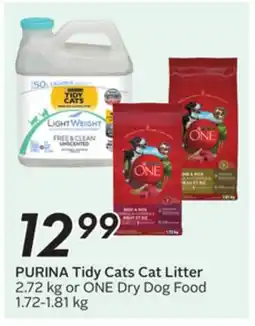 Sobeys PURINA Tidy Cats Cat Litter offer