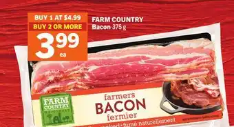 Foodland FARM COUNTRY Bacon offer