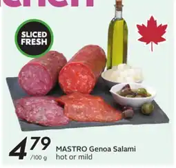 Sobeys MASTRO Genoa Salami offer