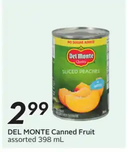 Sobeys DEL MONTE Canned Fruit offer