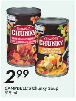 Sobeys CAMPBELL'S Chunky Soup offer