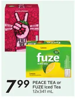 Sobeys PEACE TEA or FUZE Iced Tea offer