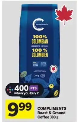 Foodland COMPLIMENTS Roast & Ground Coffee offer