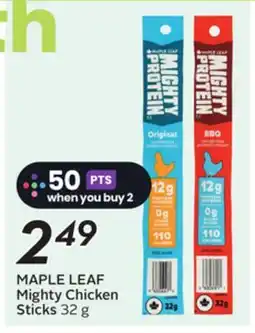 Sobeys MAPLE LEAF Mighty Chicken Sticks offer