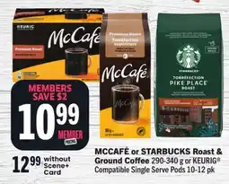 Foodland MCCAFĖ or STARBUCKS Roast & Ground Coffee offer