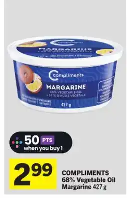 Foodland COMPLIMENTS 68% Vegetable Oil Margarine offer