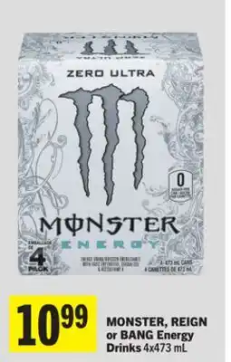 Foodland MONSTER, REIGN or BANG Energy Drinks offer