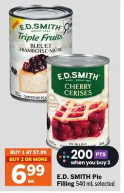 Foodland E. D. SMITH Pie Filling offer