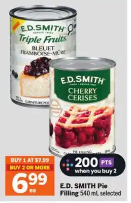Foodland E. D. SMITH Pie Filling offer