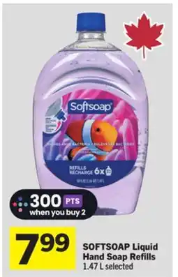 Foodland SOFTSOAP Liquid Hand Soap Refills offer