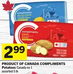 Foodland COMPLIMENTS Potatoes offer