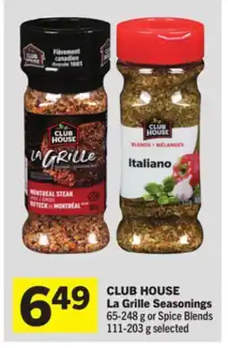 Foodland CLUB HOUSE La Grille Seasonings offer