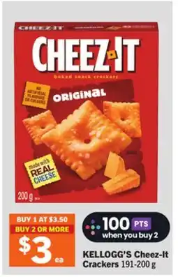 Foodland KELLOGG'S Cheez-It Crackers offer