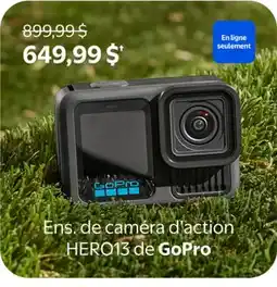 Walmart Ens. de caméra d'action HERO13 de GoPro offer