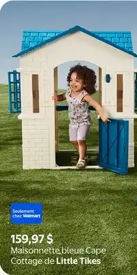 Walmart Maisonnette bleue Cape Cottage de Little Tikes offer
