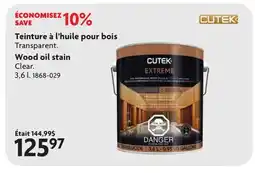 Home Hardware Wood oil stain offer