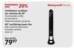 Home Hardware 40 oscillating tower fan offer
