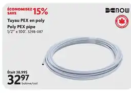 Home Hardware Poly PEX pipe offer
