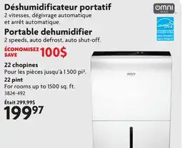 Home Hardware Portable dehumidifier offer