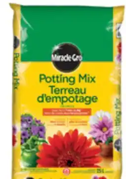 RONA MIRACLE GRO potting soils offer